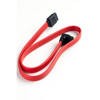 Cabo De Dados SATA 50cm P/ HD SSD Gravador Drives, 90 Graus, Vermelho, Ftg St-01038