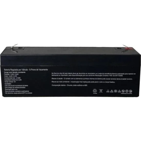 Imagem 3 de 5 do produto Bateria Selada 12v 2,3ah Sp12-2,3 Secpower