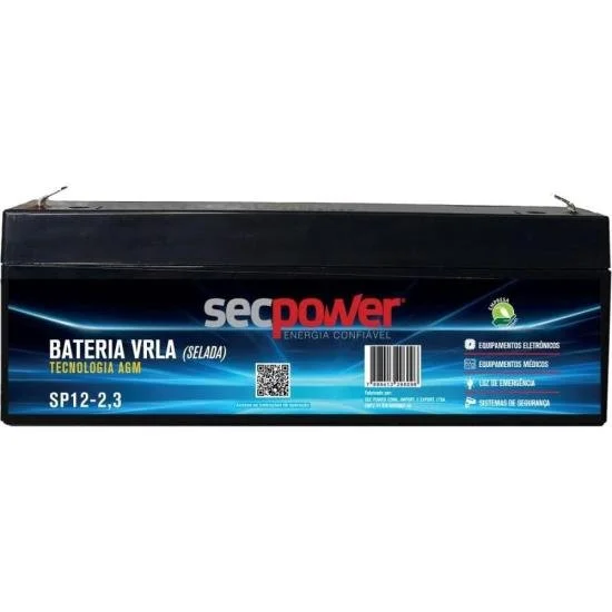 Imagem 4 de 5 do produto Bateria Selada 12v 2,3ah Sp12-2,3 Secpower