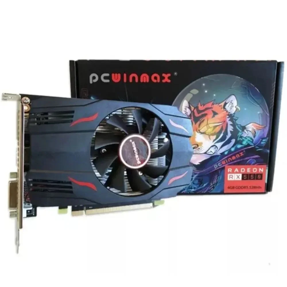 Placa De Video PCwinmax Radeon Rx 550 4gb GDDR5 128bits HDMI 7