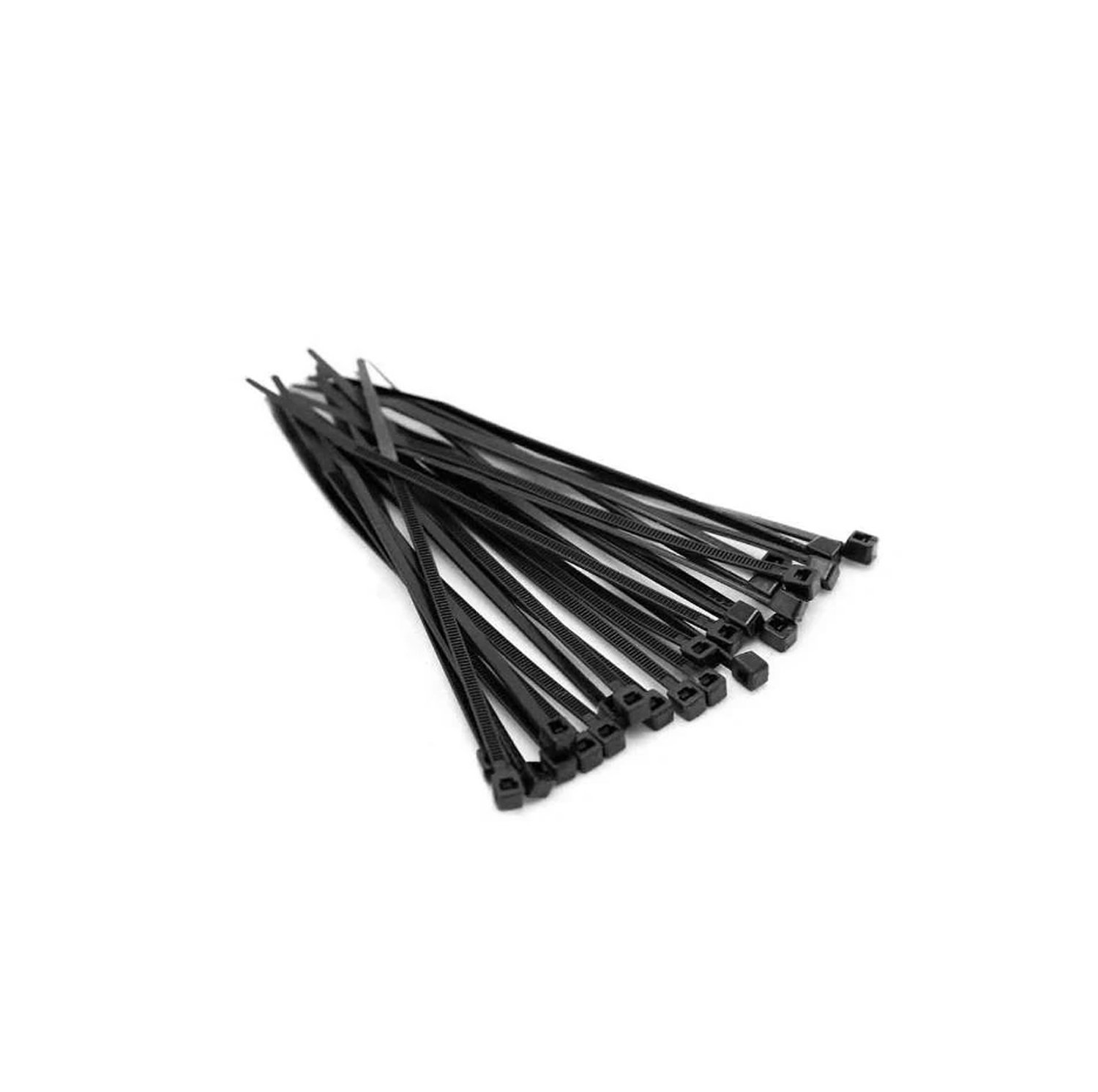 Abraçadeira Nylon 6.6 Com Proteção Uv 2,5 X 100mm Preto - Kit Com 100 Uni