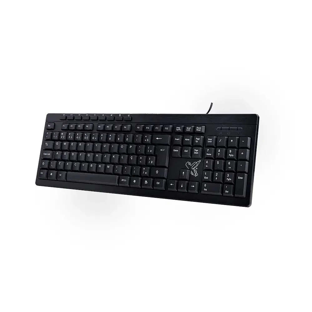 Imagem 2 de 4 do produto Teclado Com Fio Maxprint Multimídia Usb 2.0 Sk-2030 Preto 60000142