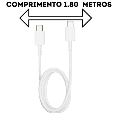 Cabo Samsung 1.80 Metros C Pra C S22 S20fe S21plus S22 Ultra — foto 4