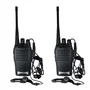Kit 2 Walkie Talkie Rádio Comunicador Baofeng Segurança Supermercado Construção Civil Empresas