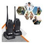Kit 2 Walkie Talkie Rádio Comunicador Baofeng Segurança Supermercado Construção Civil Empresas