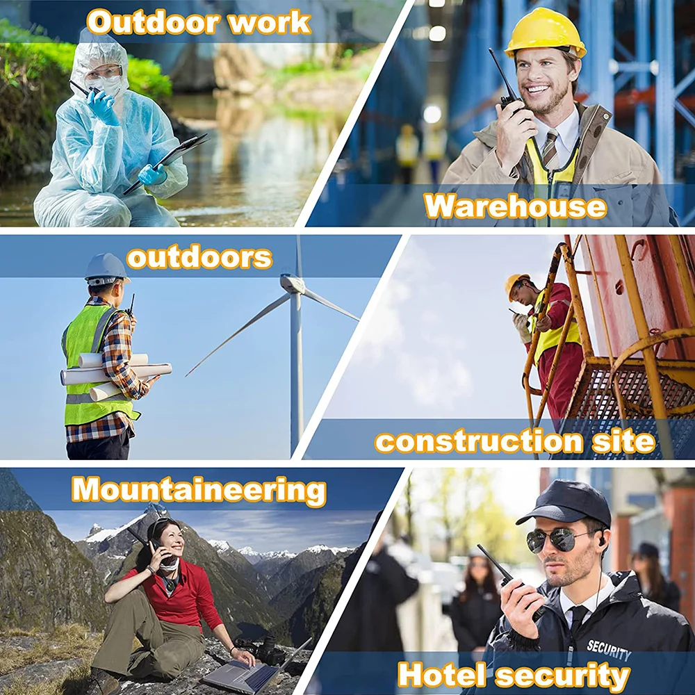 Kit 2 Walkie Talkie Rádio Comunicador Baofeng Segurança Supermercado Construção Civil Empresas