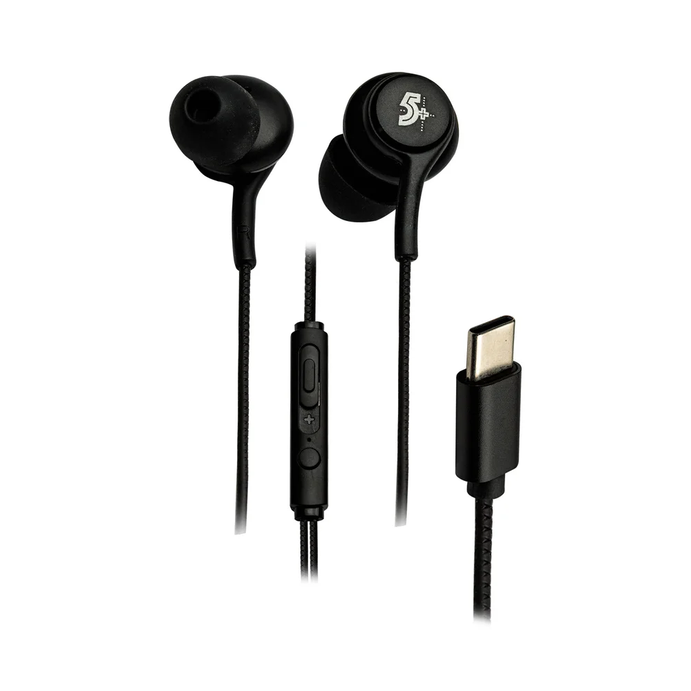 Imagem 4 de 4 do produto Fone De Ouvido Tipo C Com Microfone Para Smartphone Preto