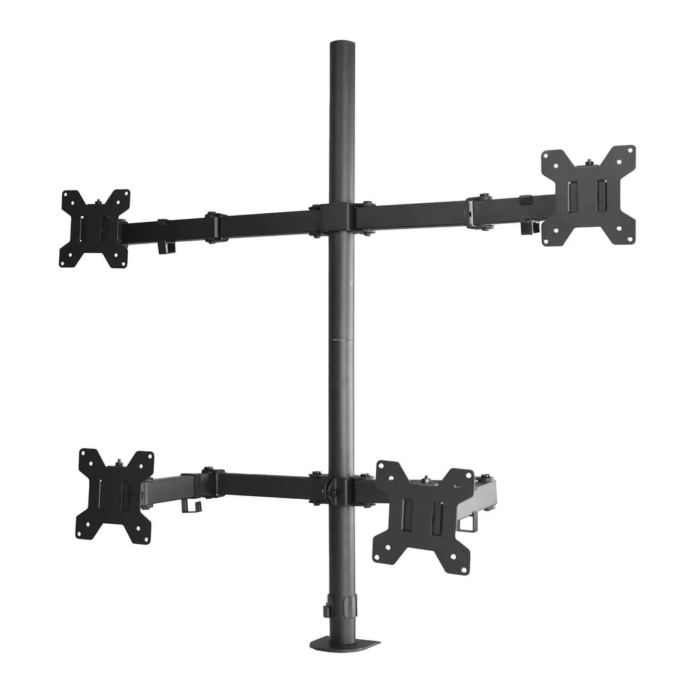 Imagem 4 de 5 do produto Suporte Articulado C/morsa P/ 4 Monitores De Mesa 10 Até 32"