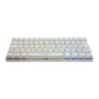 Teclado Gamer Mecânico Warrior Royal Precision, Artic Edition, 60%, Branco, Abnt2, Tc311, Warrior