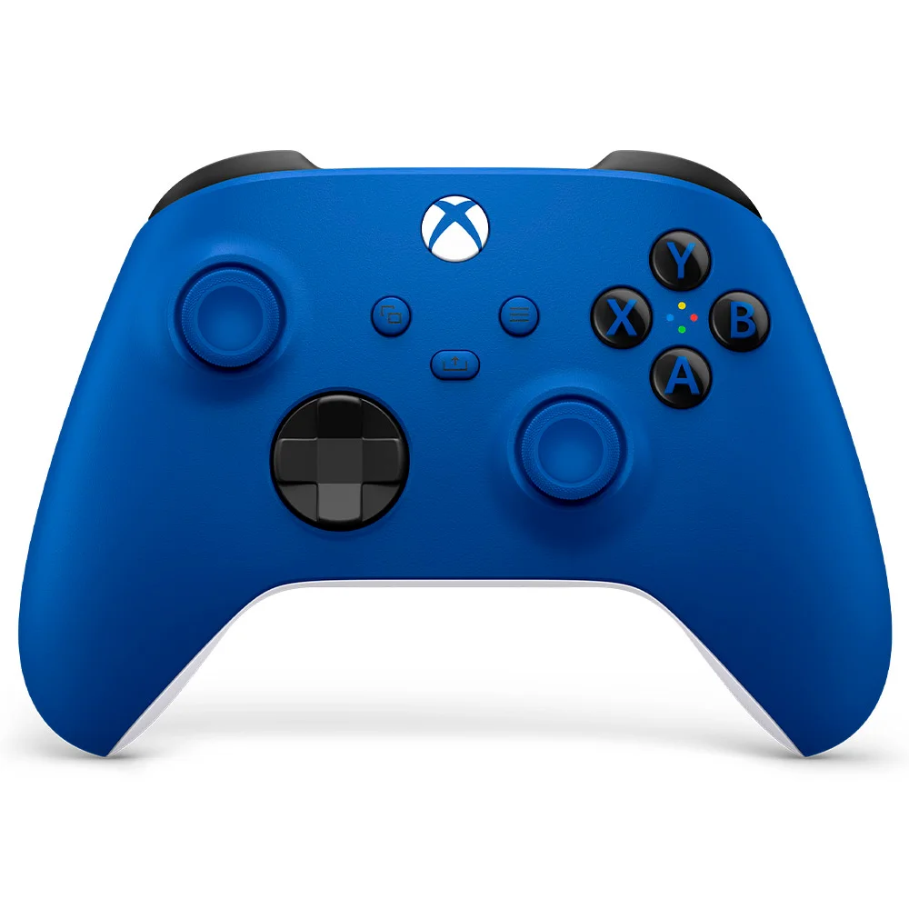 Controle Joystick Sem Fio Microsoft XBOX Series S, X E PC ,shock Blue Azul- Qau-00079