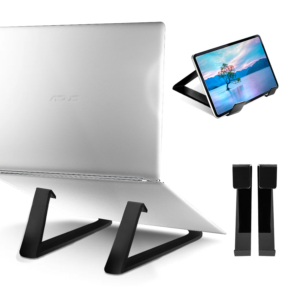 Imagem 4 de 5 do produto Suporte Notebook Tablet Universal Apoio Levantar Suspender Preto