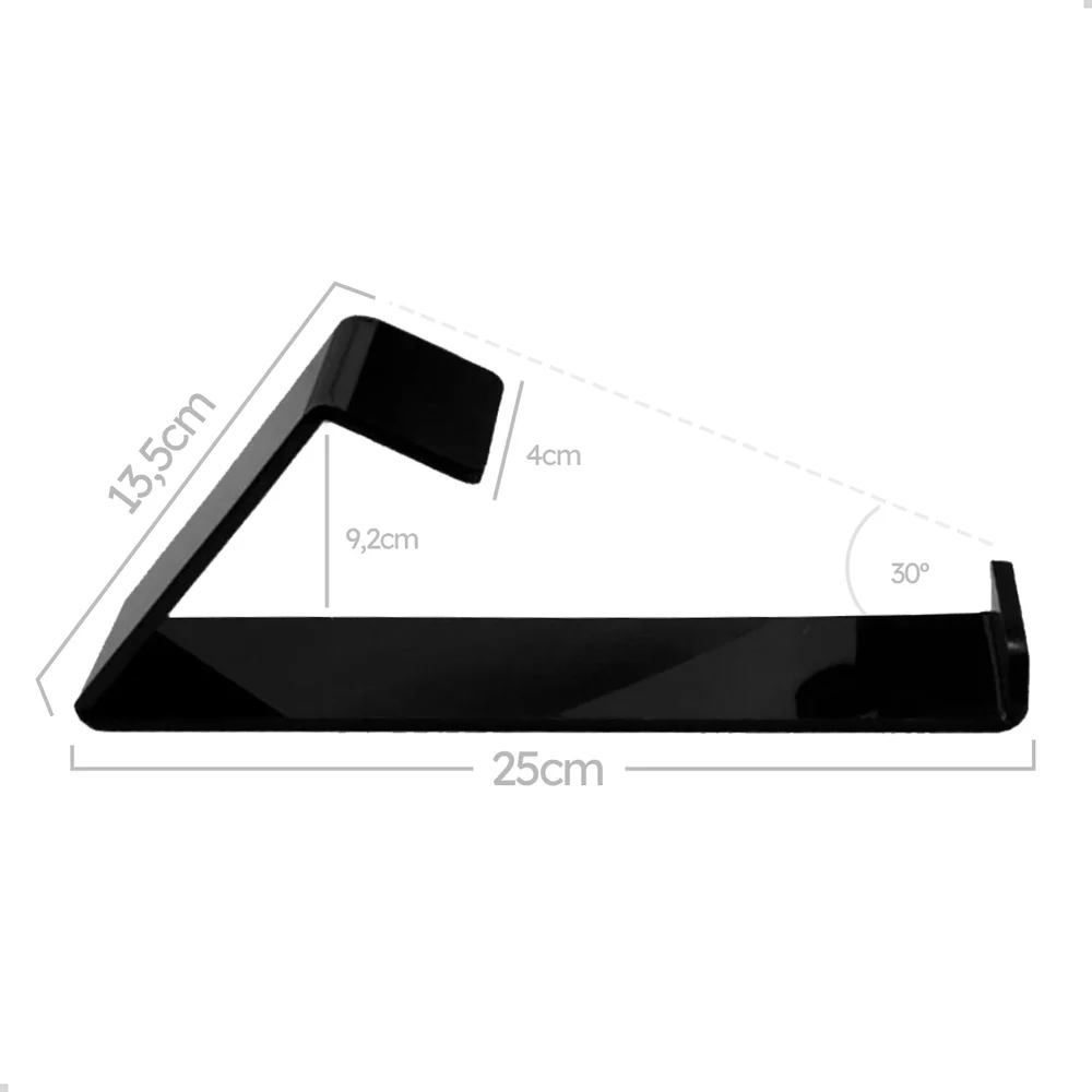 Imagem 5 de 5 do produto Suporte Notebook Tablet Universal Apoio Levantar Suspender Preto