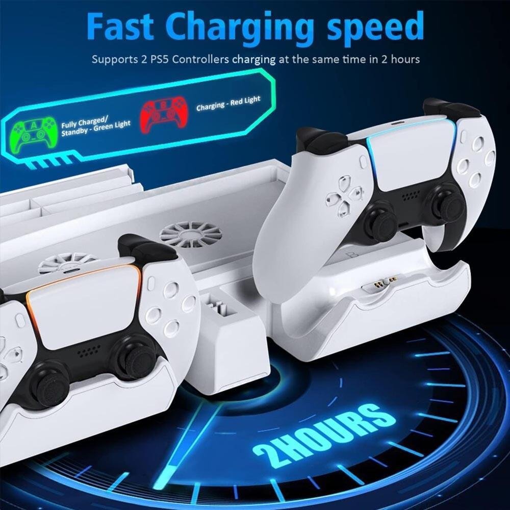 Imagem 5 de 5 do produto Base De Resfriamento De Ventilador Multifuncional Compative Console De Jogos Ps5