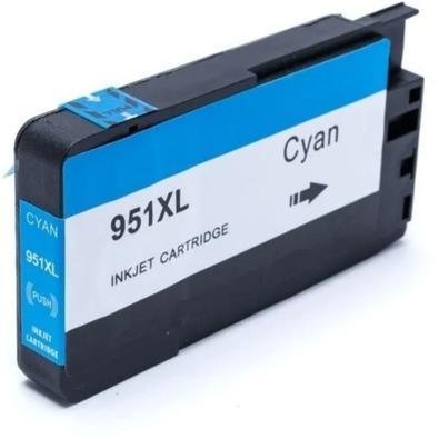 Cartucho De Tinta Compatível 951xl 951ciano | 8600w 8100