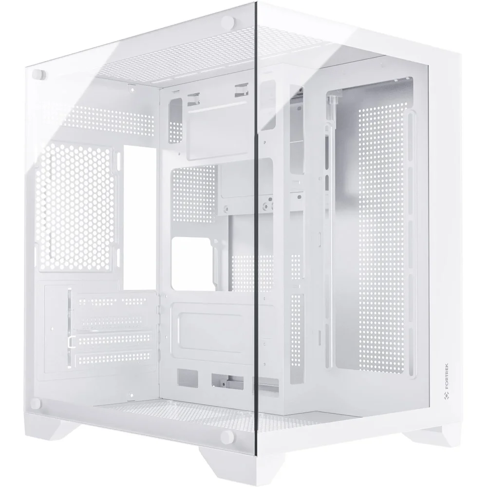 Imagem 5 de 5 do produto Gabinete Gamer Fortrek Clarity Branco Lateral Vidro