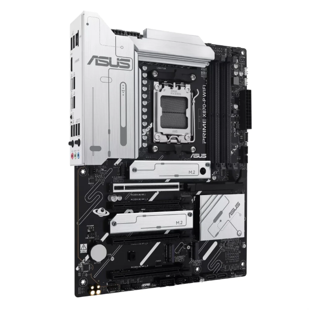Imagem 5 de 5 do produto Placa Mãe Asus Prime X870-p Wifi, Amd Am5, Atx, Bluetooth, Ddr5 - Prime X870-p Wifi