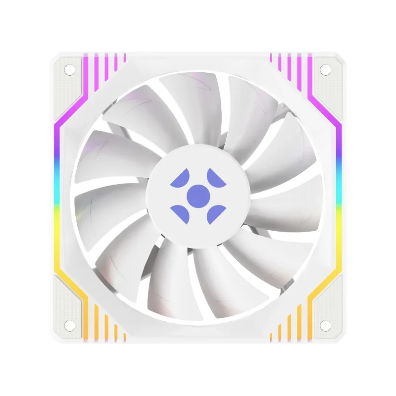 Imagem 4 de 5 do produto Cooler Fan Fortrek Frosty Rainbow 120mm 1200 Rpm Branco - 83901 .