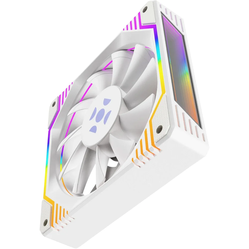 Imagem 5 de 5 do produto Cooler Fan Fortrek Frosty Rainbow 120mm 1200 Rpm Branco - 83901 .