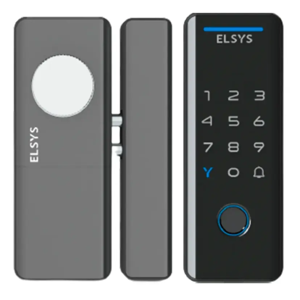 Fechadura Elsys Sobrepor Vertical Wifi Esf Ds4100v - 998903144340  Preto  Bivolt