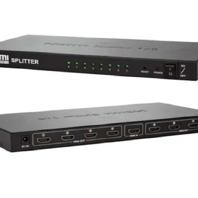 Divisor HDMI, 1 Entrada, 8 Saidas, 1.4