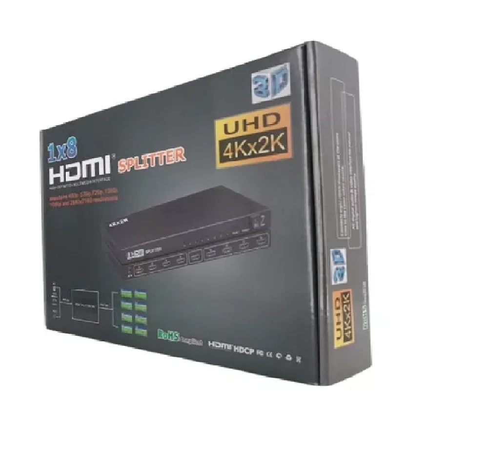 Imagem 2 de 3 do produto Divisor HDMI, 1 Entrada, 8 Saidas, 1.4
