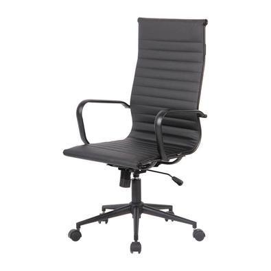 Cadeira Office Sevilha Alta Couríssimo Preto Aço Preto - 75660
