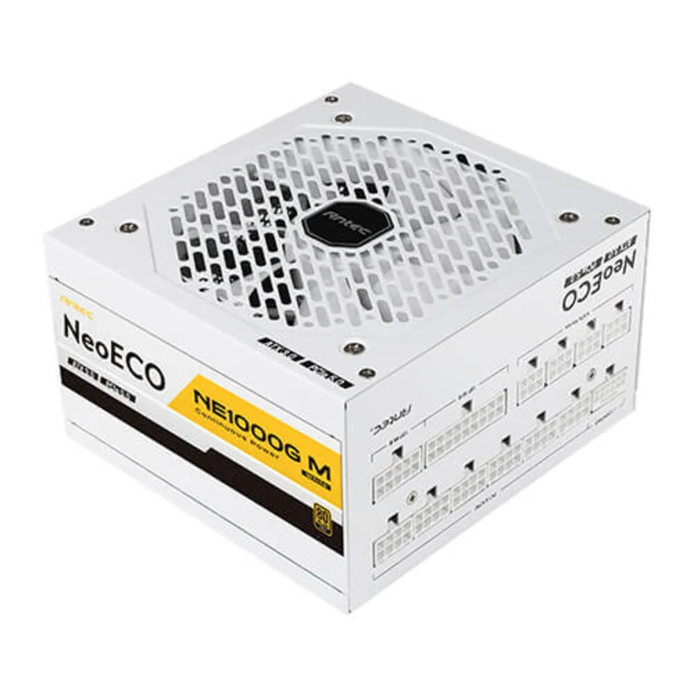 Imagem 3 de 5 do produto Fonte Antec Neoeco Ne1000g M White Atx 3.0 1000w 80plus Gold Modular White - 1000w