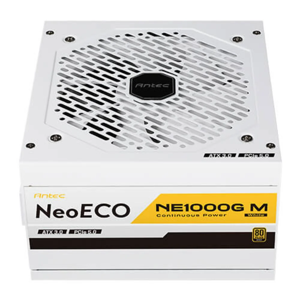 Imagem 5 de 5 do produto Fonte Antec Neoeco Ne1000g M White Atx 3.0 1000w 80plus Gold Modular White - 1000w