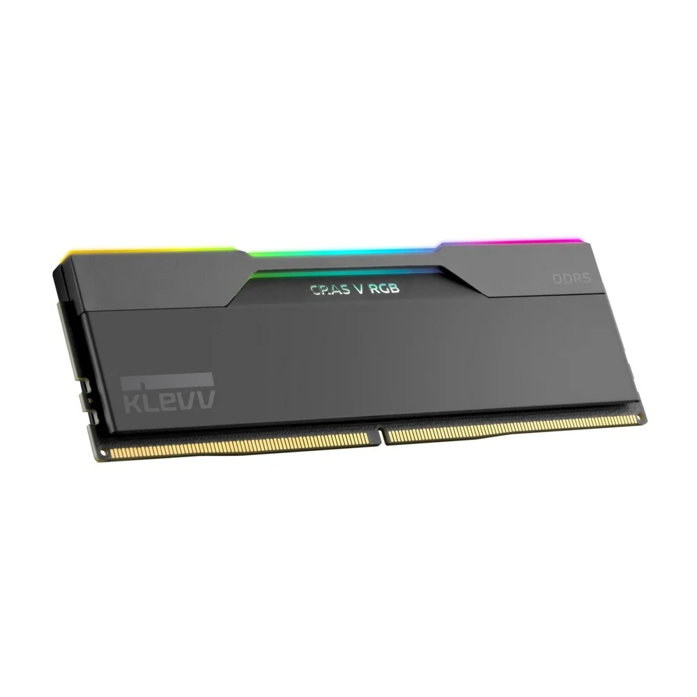 Imagem 3 de 5 do produto Memória Ram Klevv Cras V, 64GB (2x 32GB), 6400MHz, DDR5, RGB - CL32