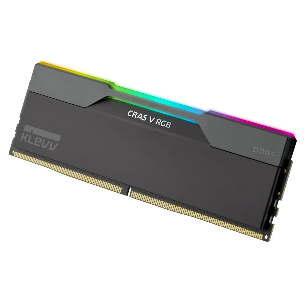 Imagem 4 de 5 do produto Memória Ram Klevv Cras V, 64GB (2x 32GB), 6400MHz, DDR5, RGB - CL32