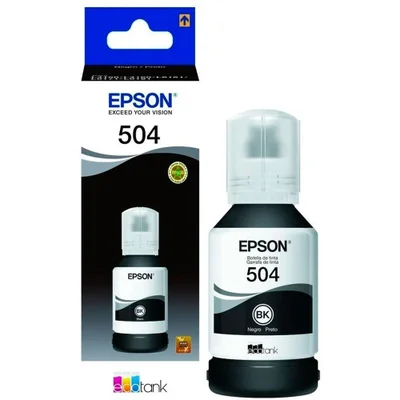 Tinta   Refil Lacrado 504 T504 L4150 L4160 L6161 Preto
