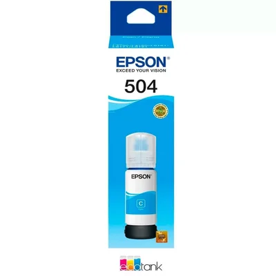 Tinta   Refil Lacrado 504 T504 L4150 L4160 L6161 Ciano