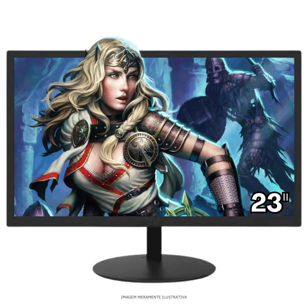 Computador PC Gamer Completo Tob Intel Core I7 SSD 240GB 8GB Gabinete Aquário Teclado Mouse Mouse Pad E Headset Gamer Monitor 23" WINDOWS 10 Pro Trial - view 2