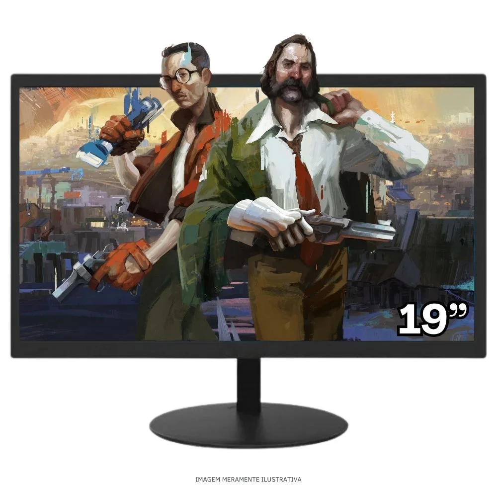 Computador PC Gamer Completo Tob Intel Core I5 SSD 480GB 16gb Gabinete Aquário Teclado Mouse Mouse Pad E Headset Gamer Monitor 19" WINDOWS 10 Pro Trial - view 2