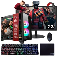 "Computador PC Gamer Completo Tob Intel Core I7 SSD 240GB 16gb Gabinete Aquário Teclado Mouse Mouse Pad E Headset Gamer Monitor 23"" WINDOWS 10 Pro Trial"
