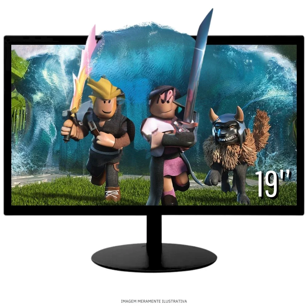 Computador PC Gamer Completo Tob Intel Core I5 SSD 240GB 8GB Teclado Mouse Mouse Pad E Headset Gamer Joystick Monitor 19" WINDOWS 10 Pro Trial - view 2