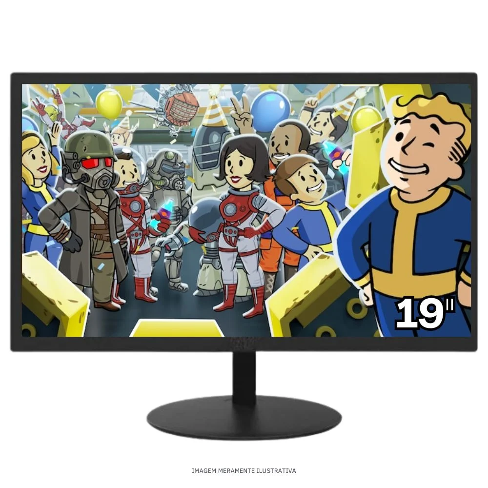Computador PC Gamer Completo Tob Intel Core I7 SSD 240GB 16gb Gabinete Aquário Teclado Mouse Mouse Pad E Headset Gamer Monitor 19" WINDOWS 10 Pro Trial - view 2