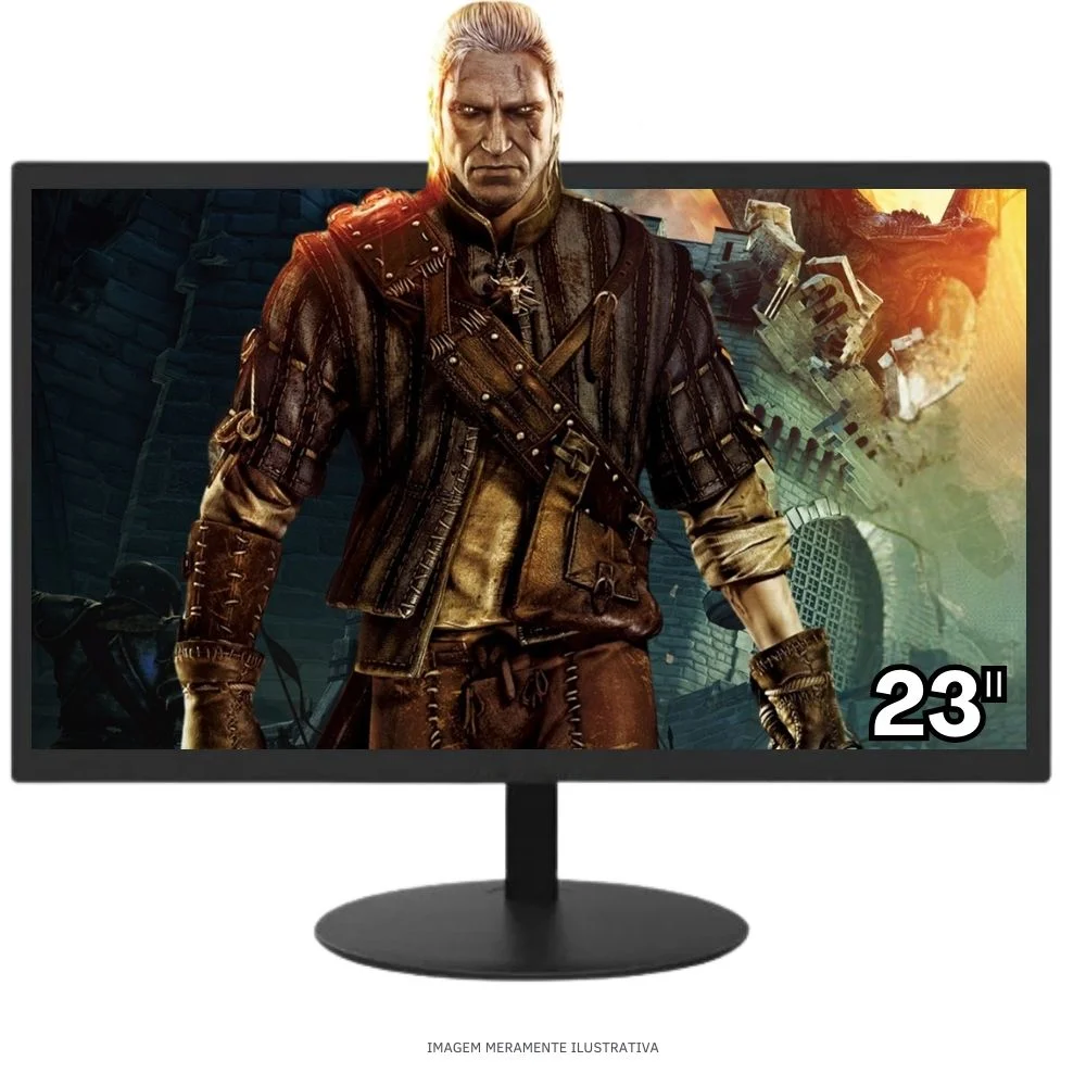 Computador PC Gamer Completo Tob Intel Core I5 SSD 240GB 16gb Gabinete Aquário Teclado Mouse Mouse Pad E Headset Gamer Monitor 23" WINDOWS 10 Pro Trial - view 2
