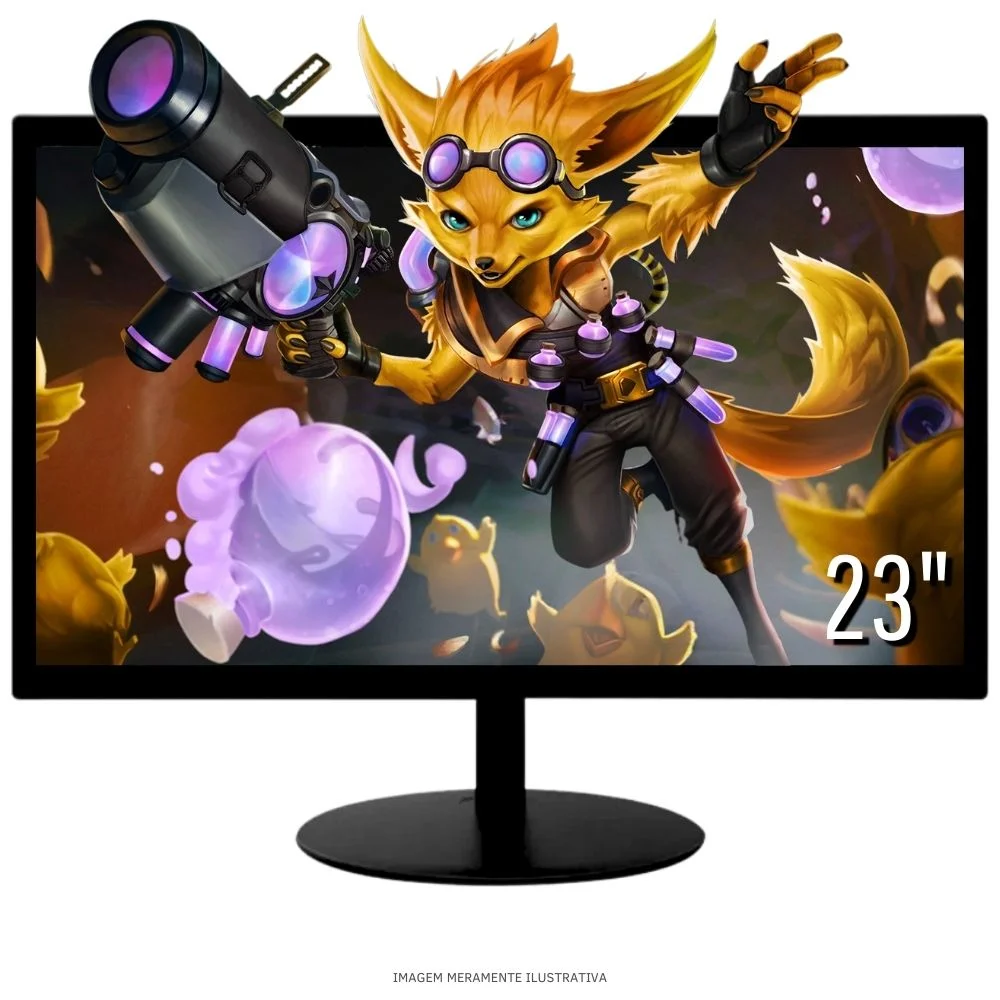 Computador PC Gamer Completo Tob Intel Core I5 SSD 480GB 16gb Teclado Mouse Mouse Pad E Headset Gamer Joystick Monitor 23" WINDOWS 10 Pro Trial - view 2