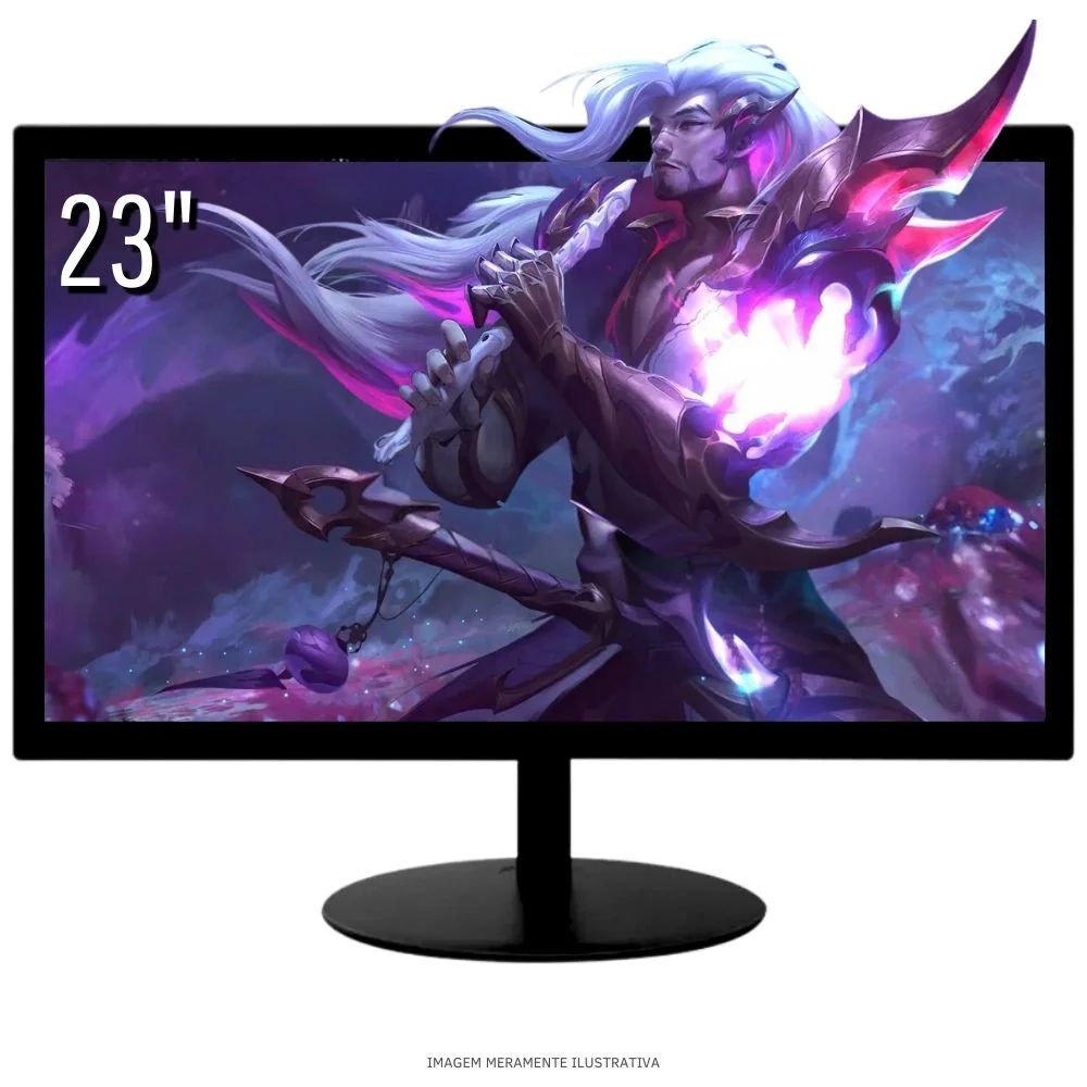 Computador PC Gamer Completo Tob Intel Core I7 SSD 240GB 8GB Teclado Mouse Mouse Pad E Headset Gamer Joystick Monitor 23" WINDOWS 10 Pro Trial - view 2