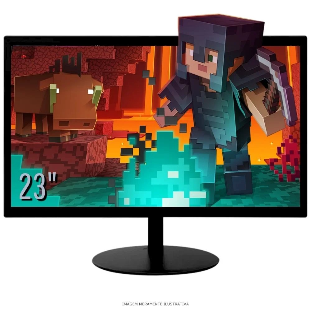 Computador PC Gamer Completo Tob Intel Core I5 SSD 240GB 16gb Teclado Mouse Mouse Pad E Headset Gamer Joystick Monitor 23" WINDOWS 10 Pro Trial - view 2