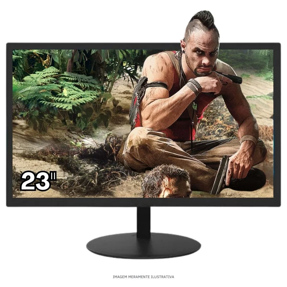 Computador PC Gamer Completo Tob Intel Core I5 SSD 240GB 8GB Gabinete Aquário Teclado Mouse Mouse Pad E Headset Gamer Monitor 23" WINDOWS 10 Pro Trial - view 2