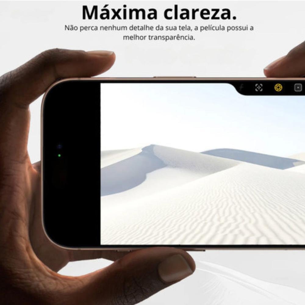 Imagem 4 de 4 do produto Kit Capa Para Iphone 16 Pro + Película Vidro