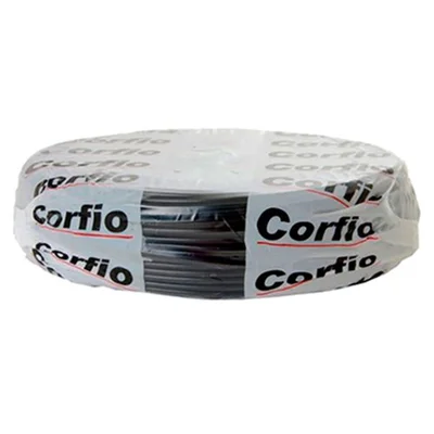 Cabo Flexivel 2,5mm Rolo 100m Preto Corfio