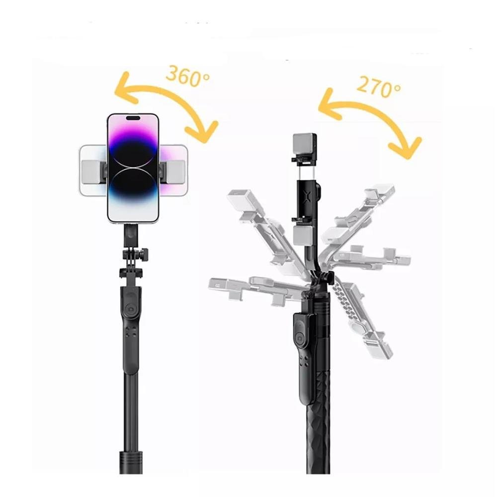 Tripé Bastão 1.75cm + Controle Para Gravação Youtuber Clips Tripé Bastão 1.75cm + Controle Para Gravação Youtuber Clips