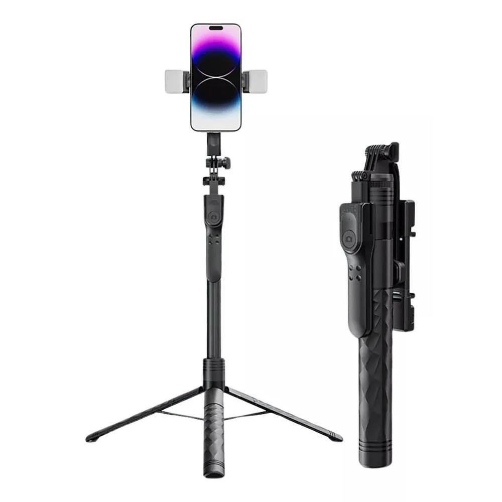 Tripé Bastão 1.75cm + Controle Para Gravação Youtuber Clips Tripé Bastão 1.75cm + Controle Para Gravação Youtuber Clips