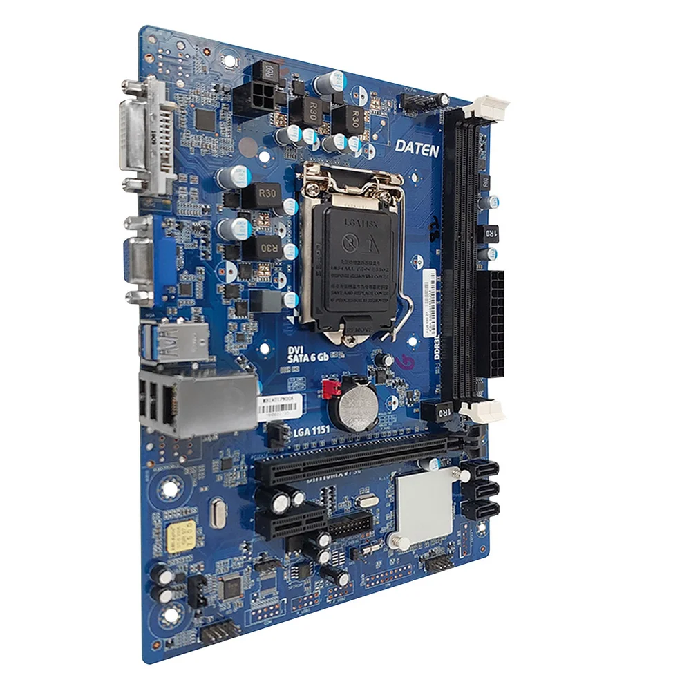 Placa-Mãe Daten H110m Intel 6ª/7º Geração, DDR3, VGA, DVI, LGA 1151 Placa-Mãe Daten H110m Intel 6ª/7º Geração, DDR3, VGA, DVI, LGA 1151