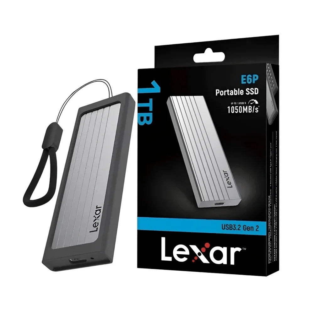 SSD Externo 1TB Usb C 3.2 1050mb/s Leit Grav Pae06n Lpae06n001t-rnbng Lexar