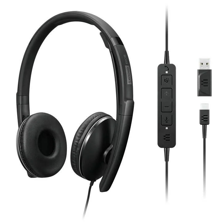 Imagem 2 de 5 do produto Fone De Ouvido Anc Com Fio Lenovo De 2ª Geração (teams) 4xd1m45627