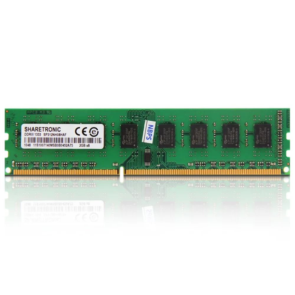 Imagem 2 de 4 do produto Memoria 2gb Ddr3 1333 Cl9 1.5v Desktop Sp312nh08haf Sharetonic